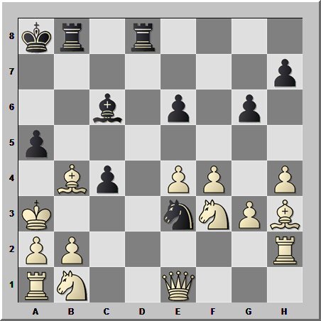 Чёрные начинают и выигрывают