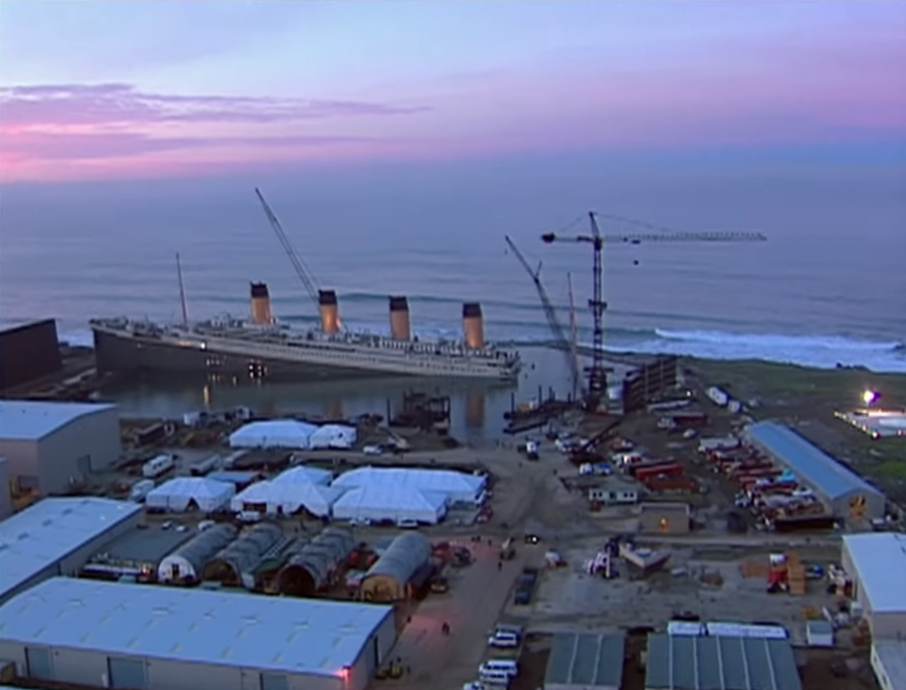 Съёмки Титаника