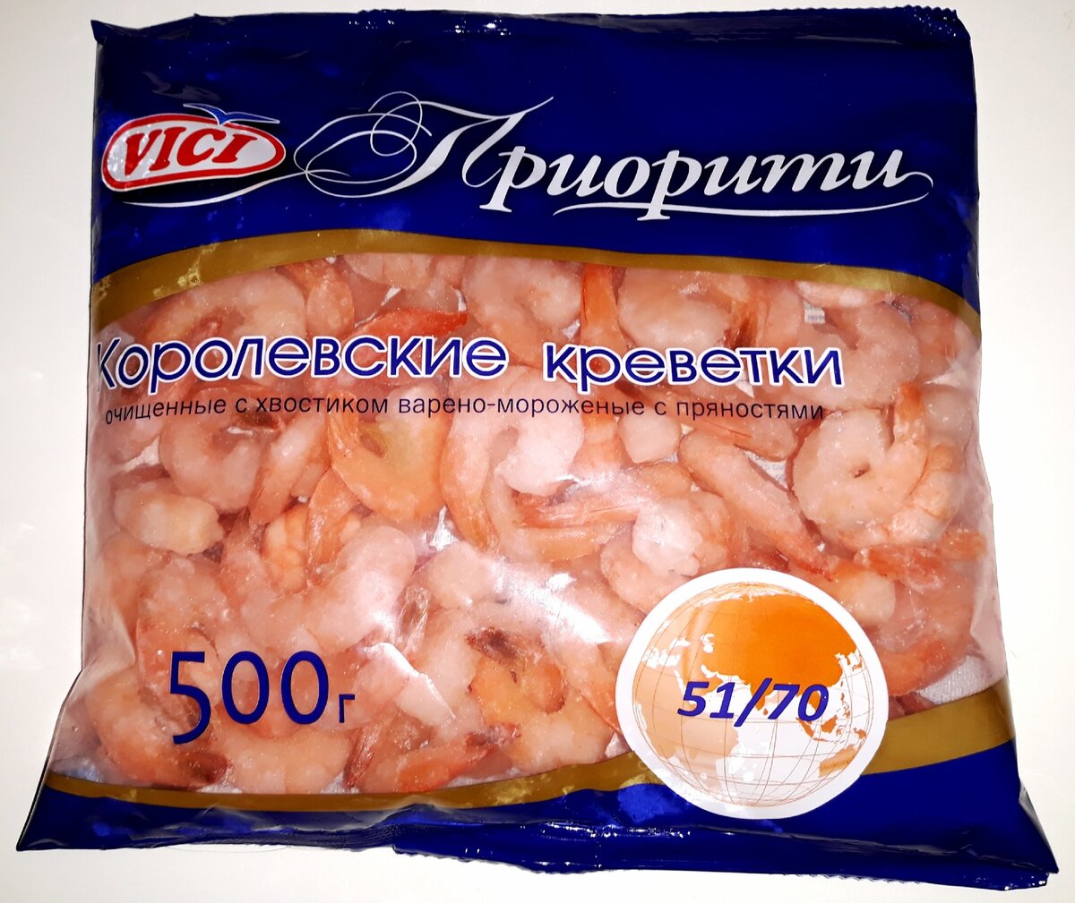  королевские  креветки за 345 рублей