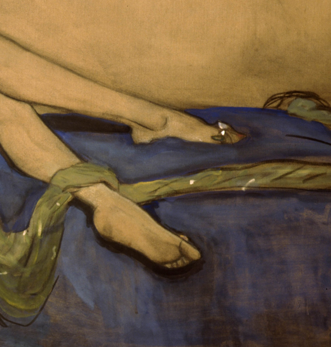 Деталь портрета Иды Рубинштейн, Валентин Серов, 1910. (сс) Wikimedia Commons 