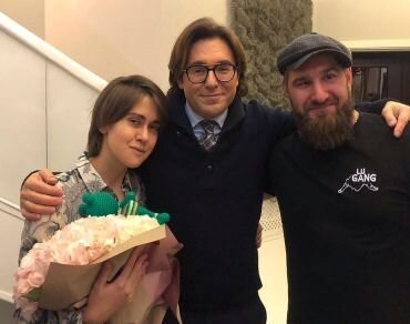 На фото: дочь Любови Успенской Татьяна Плаксина и Андрей Малахов 