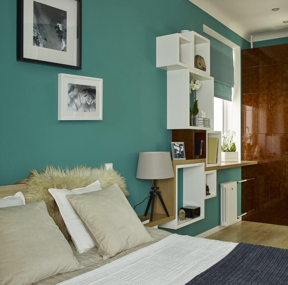 Фото спальни в квартире на Гоголевском бульваре. 