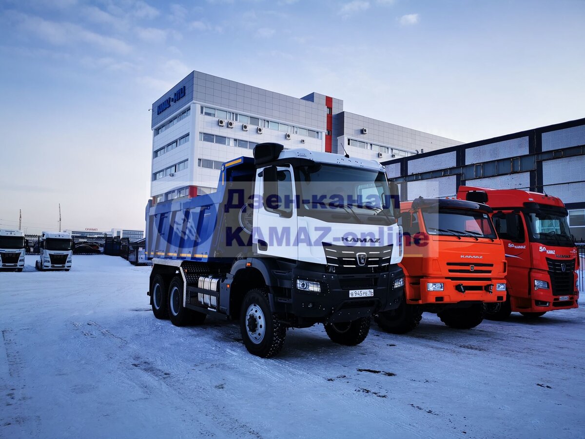 КАМАЗ-65952 — новый полноприводный самосвал семейства К5 | KAMAZ-online |  Дзен