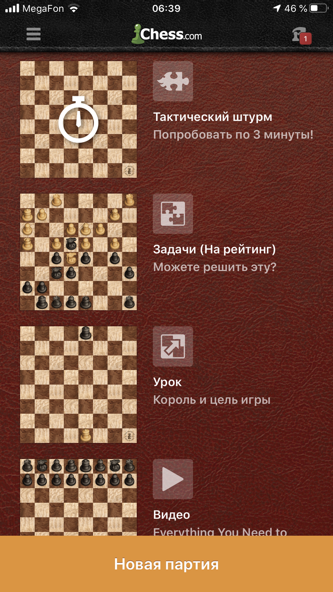  Интерфейс игры на iPhone