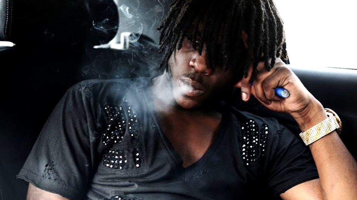 Chief Keef на обложке своего дебютного альбома "Finally Rich"