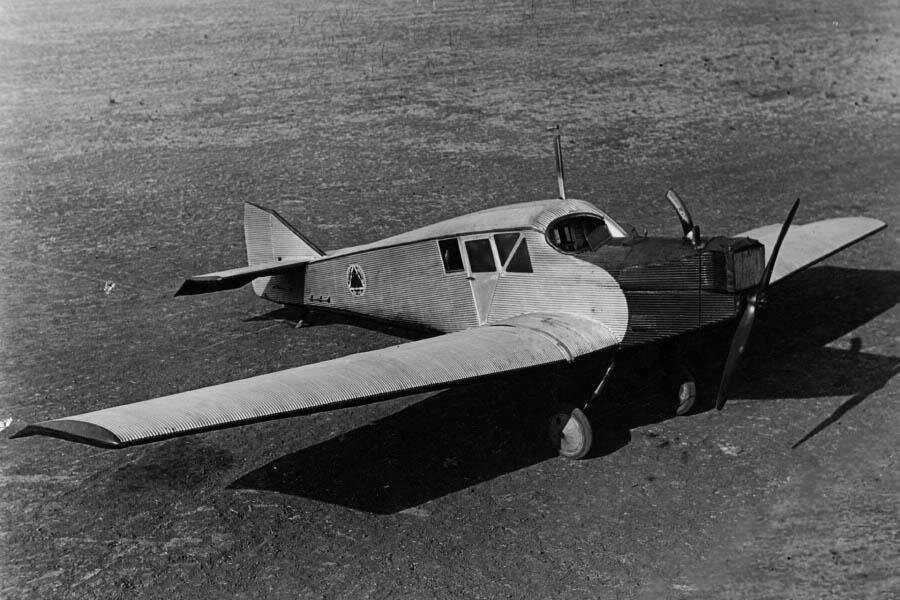 Так выглядел самолёт «Юнкерс F.13»