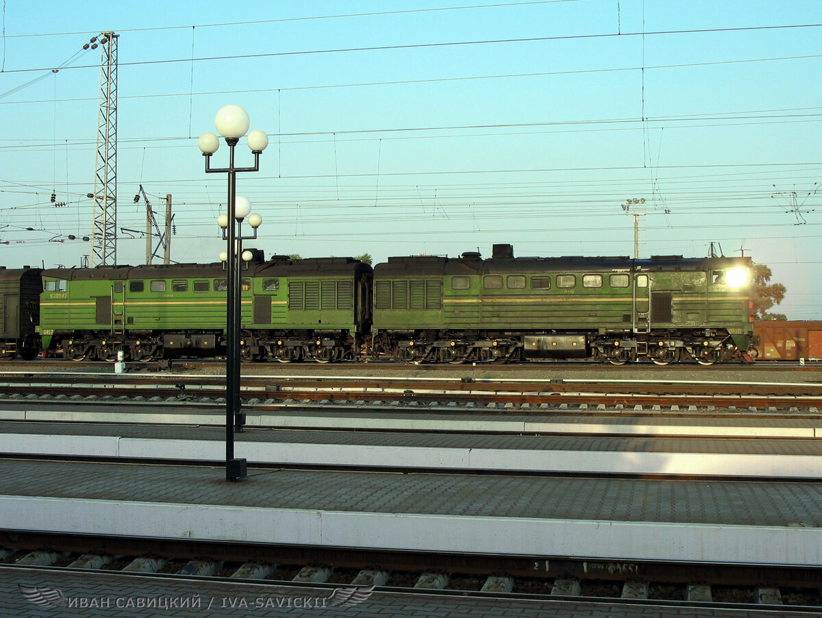 2ТЭ10у-0100, Батайск, 9/2007