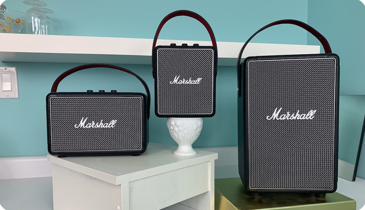 Портативные колонки Marshall Kilburn II, Marshall Stockwell II и Marshall Tufton