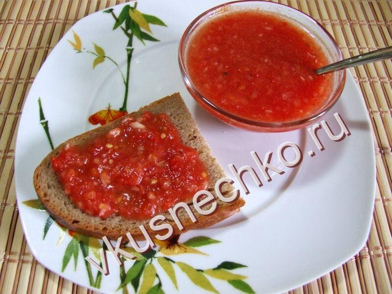 Как приготовить Аджику на зиму в банках, пошаговый рецепт с фото.  