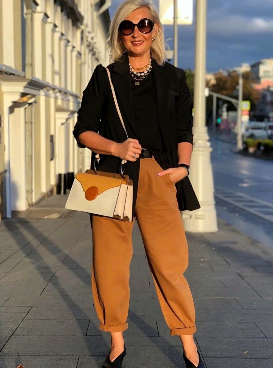 Красивый и интересный образ для женщин за 50