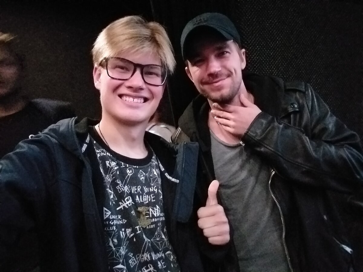 Петров и я на фестивале "Евразийский мост".