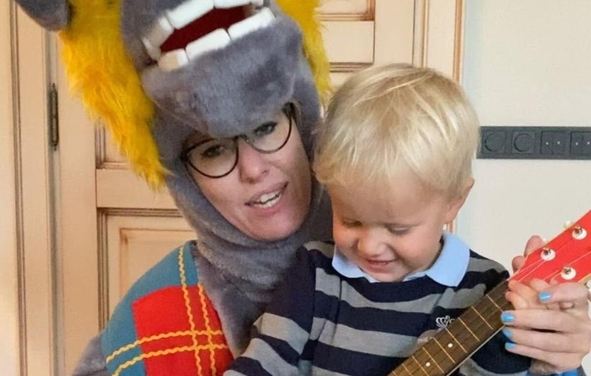 Ксения Собчак с сыном платоном.