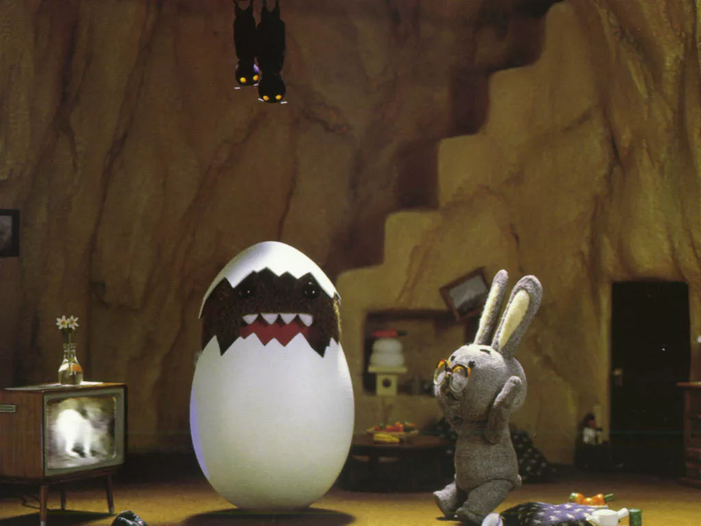 Кадр из видео про Domo-Kun.