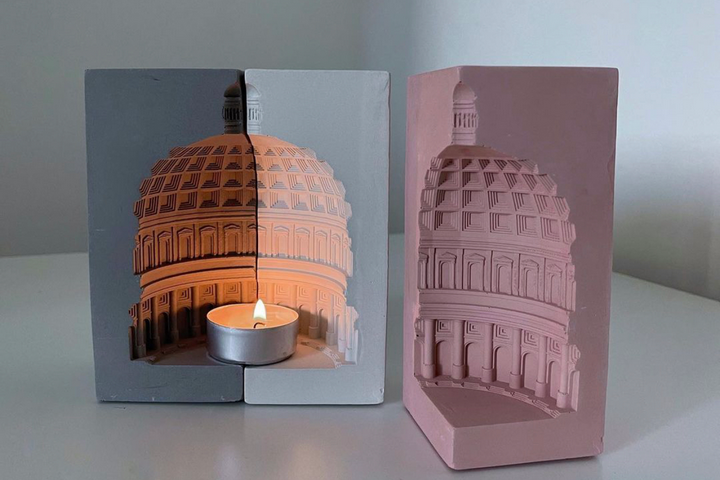 Подсвечники Пантеон в трех оттенках