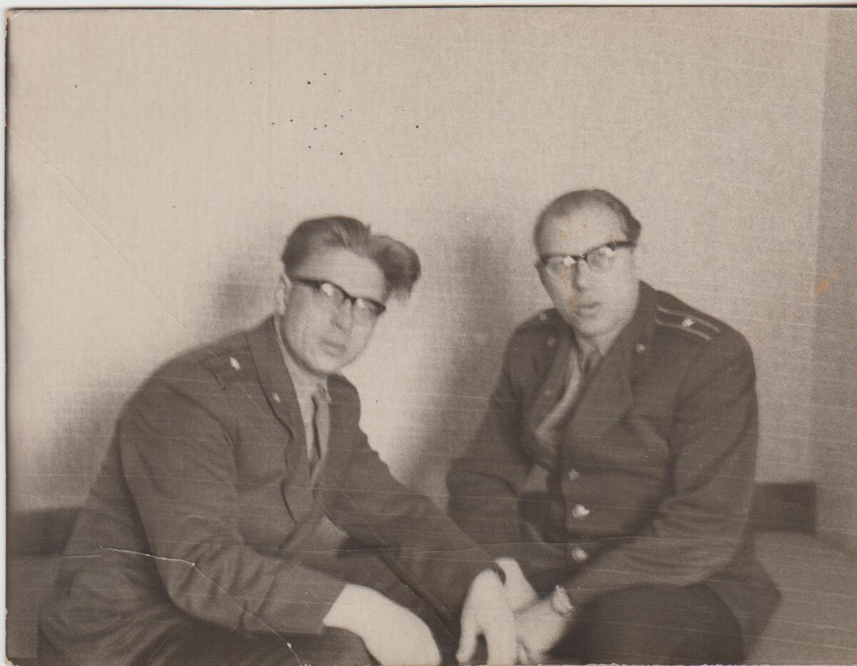 Два брата Трудимир и Эрик. Сотрудники КГБ. Начало 1970- х годов.