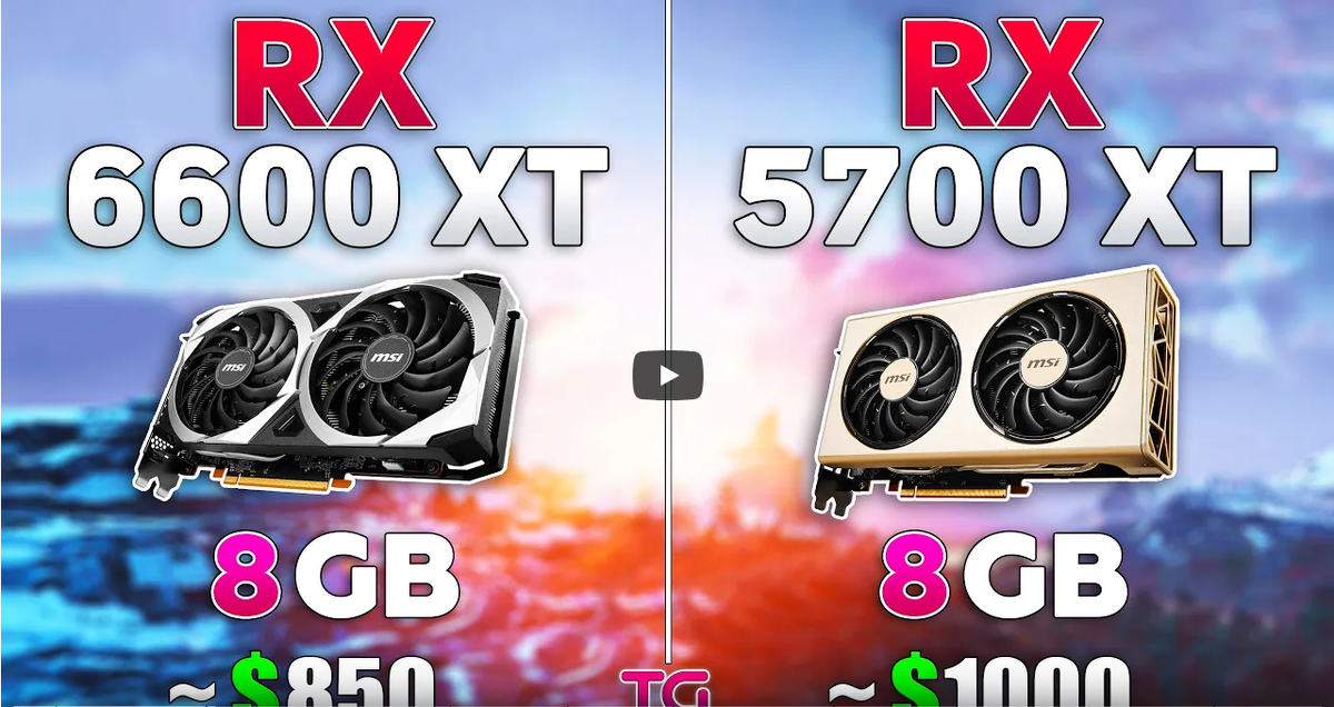 RX 5700 XT vs RX 6600 XT, посмотрел 2 теста, которые привели меня в ... image.
