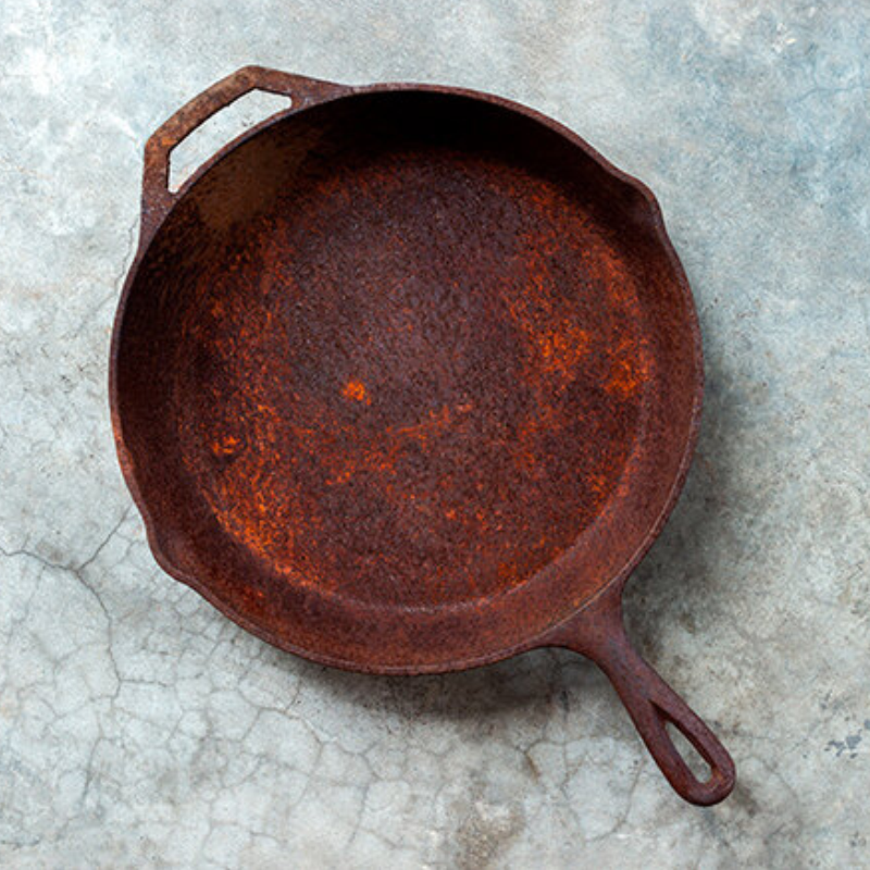 Красная ржавчина – проявляется при одновременном воздействии воды и кислорода