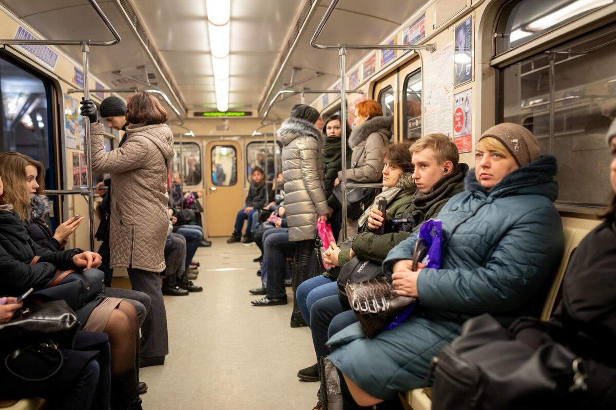 В минском метро осенью 2020 года. Фото: minsknews.by