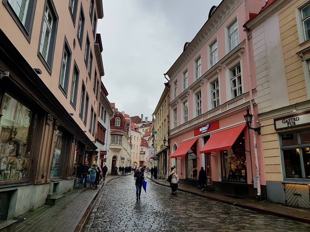 Красивая улица Таллина