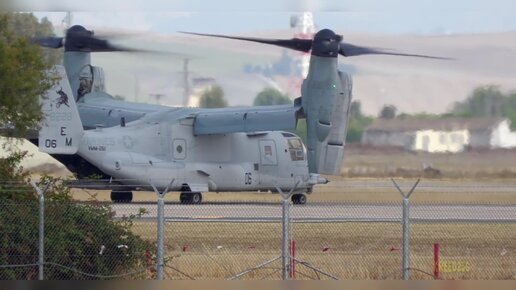 Уникальный КОНВЕРТОПЛАН, вертолёт с функциями самолёта Bell V-22 Osprey