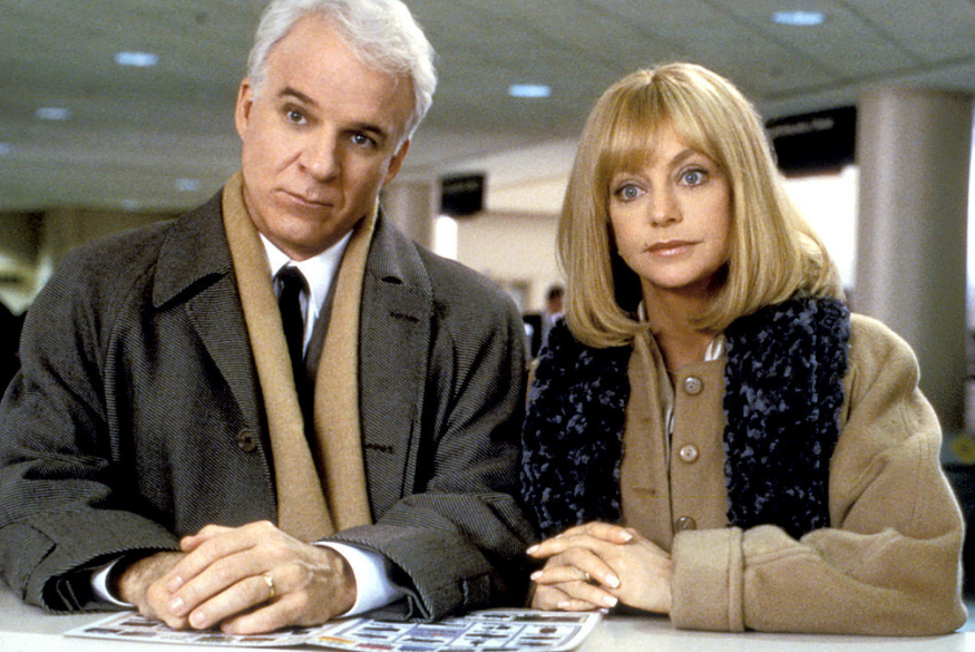 Стив Мартин и Голди Хоун в фильме "Приезжие"(1999).