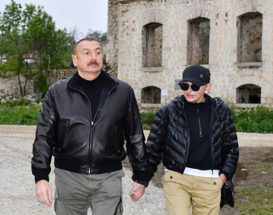 Алиев в Шуше.