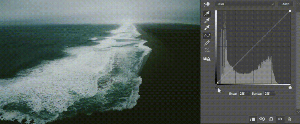 Сделайте фотографию полноконтрастной для придания глубины фотографии