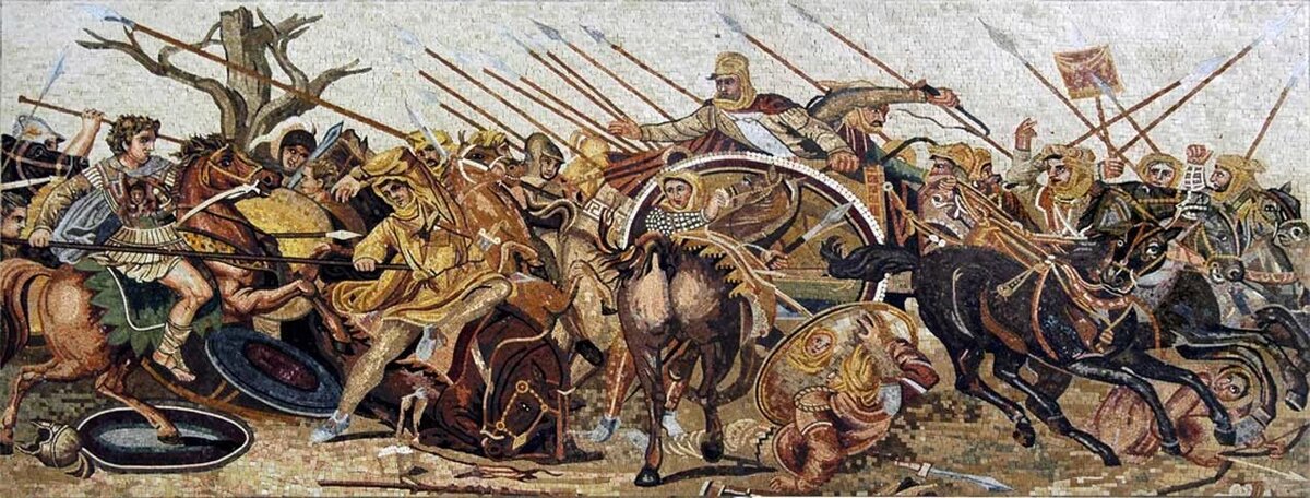 Сокрушительное поражение персов случилось. 333 Г. до н.э. - битва при Иссе.