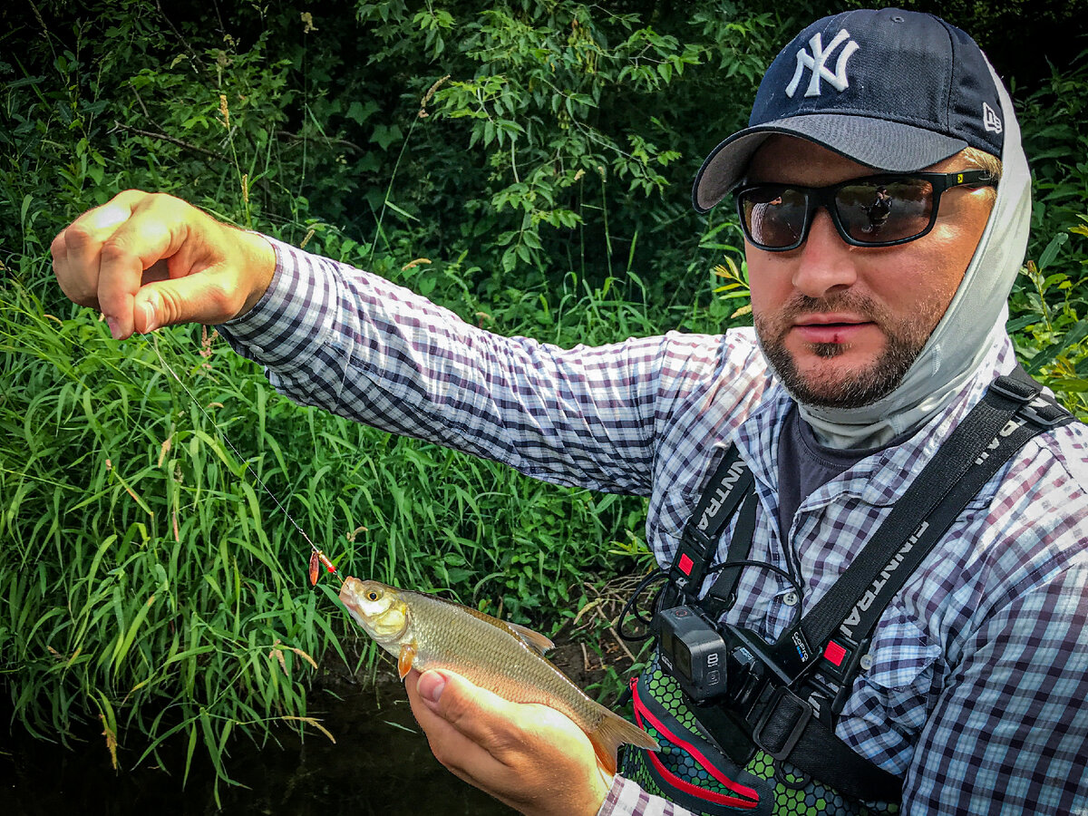 Улов первого дня. Кстати, это язь.