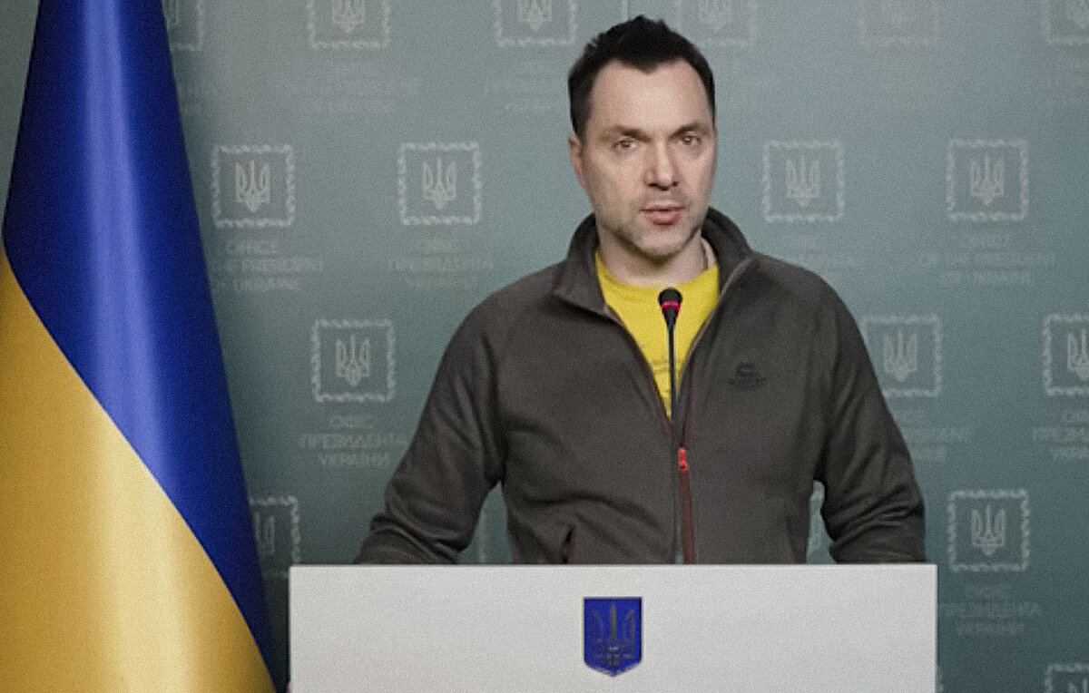    Алексей Арестович  Ukrainian Presidency/Anadolu Agency via Getty Images