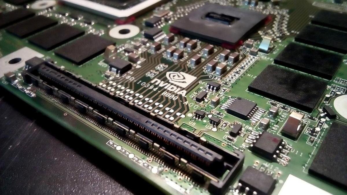    Чип NVIDIA на плате:pixabay.com