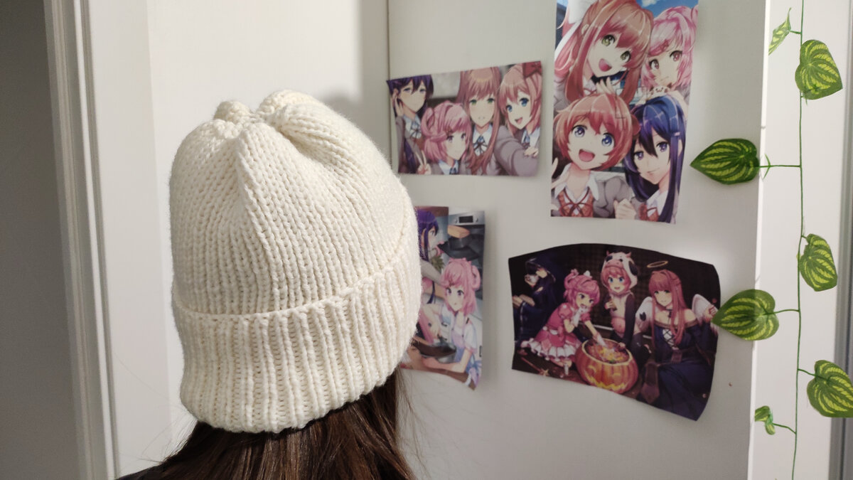 Шапка на дочке