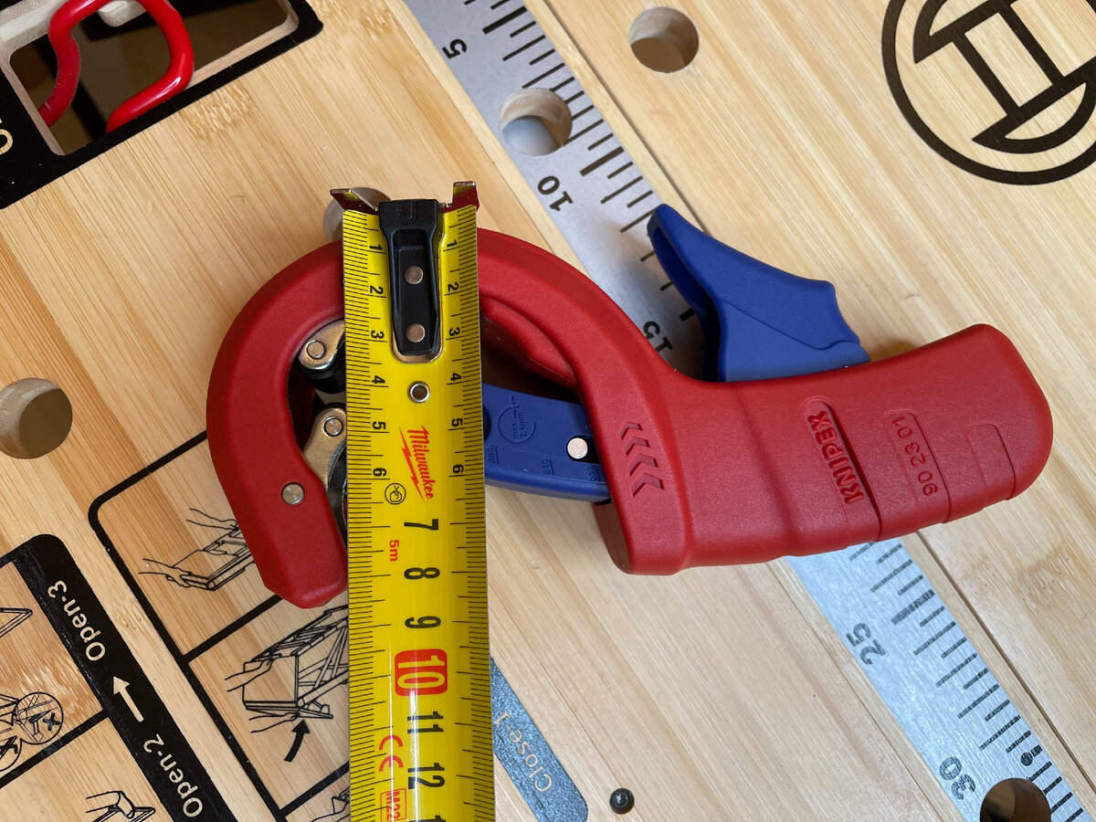 Новый труборез Knipex для пластиковых канализационных труб. Один ...