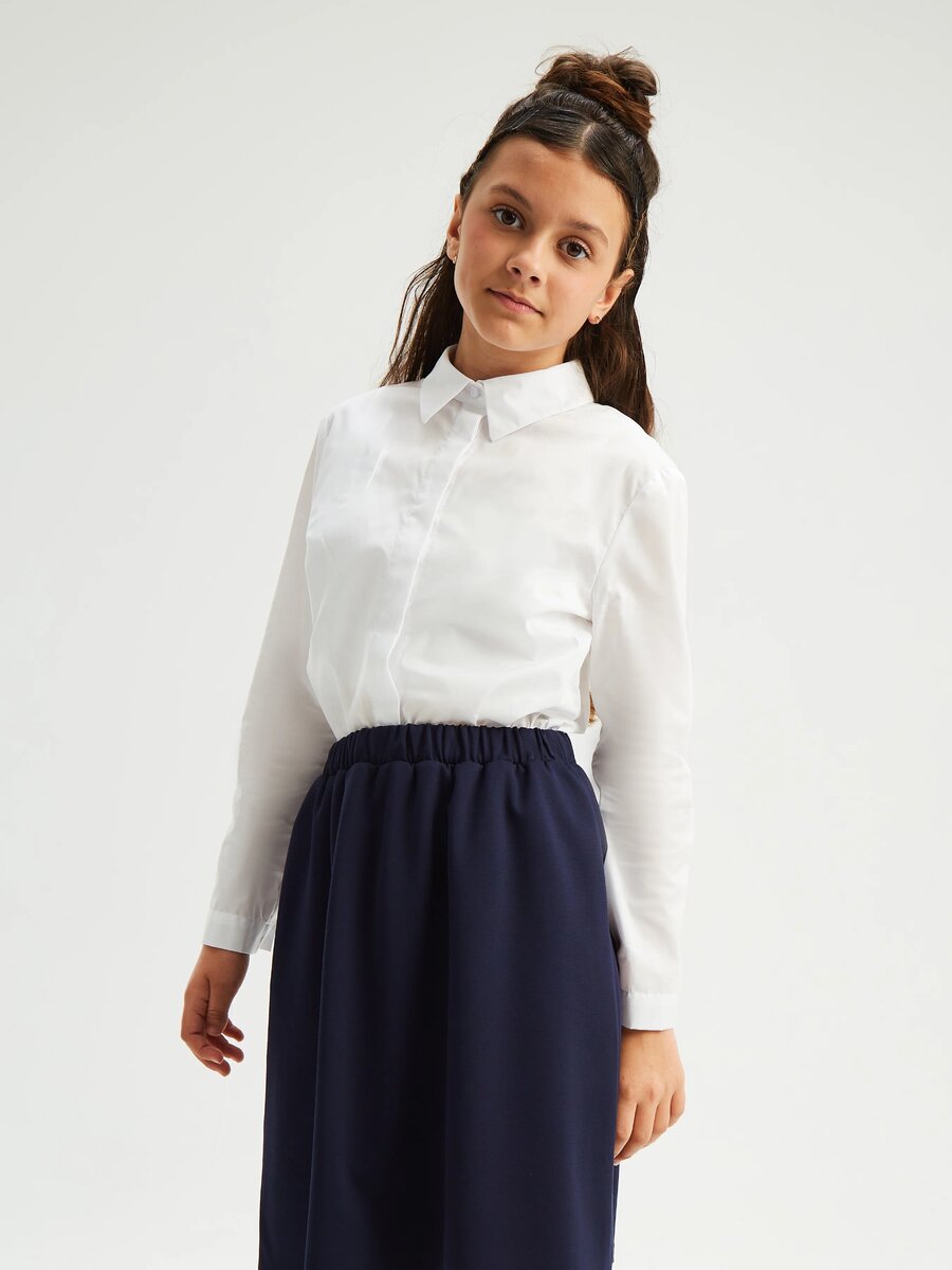 Школьная блуза SMENA, размер 122/60, белый со скидкой 47%