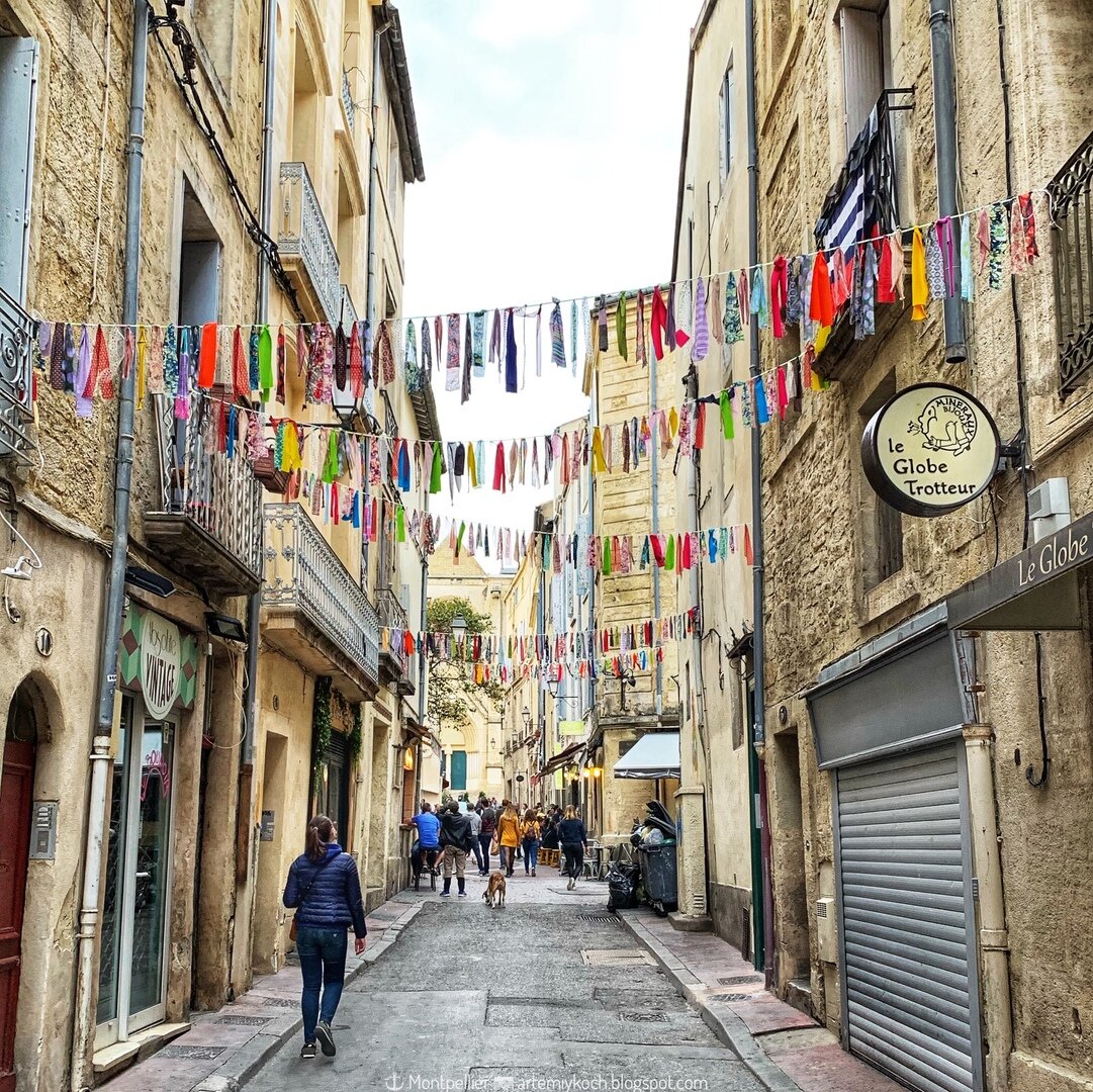 Rue de la Fontaine, Montpellier, France