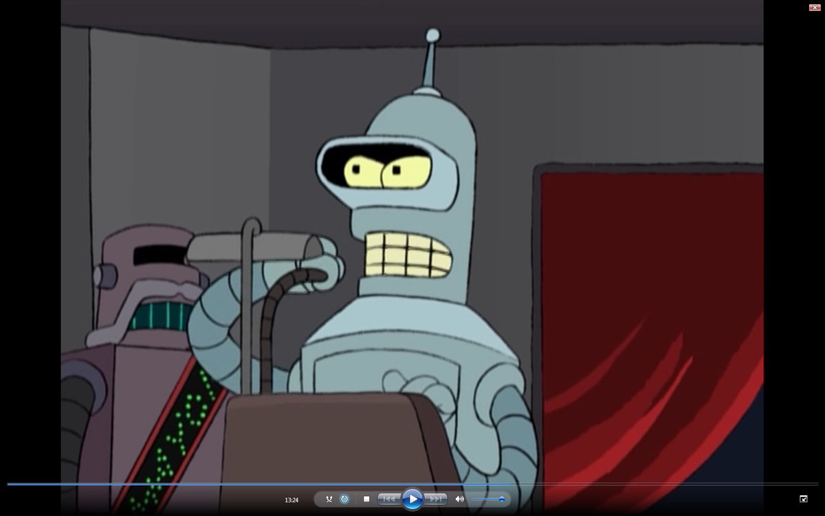 Скриншот из мутьсериала "Futurama"
