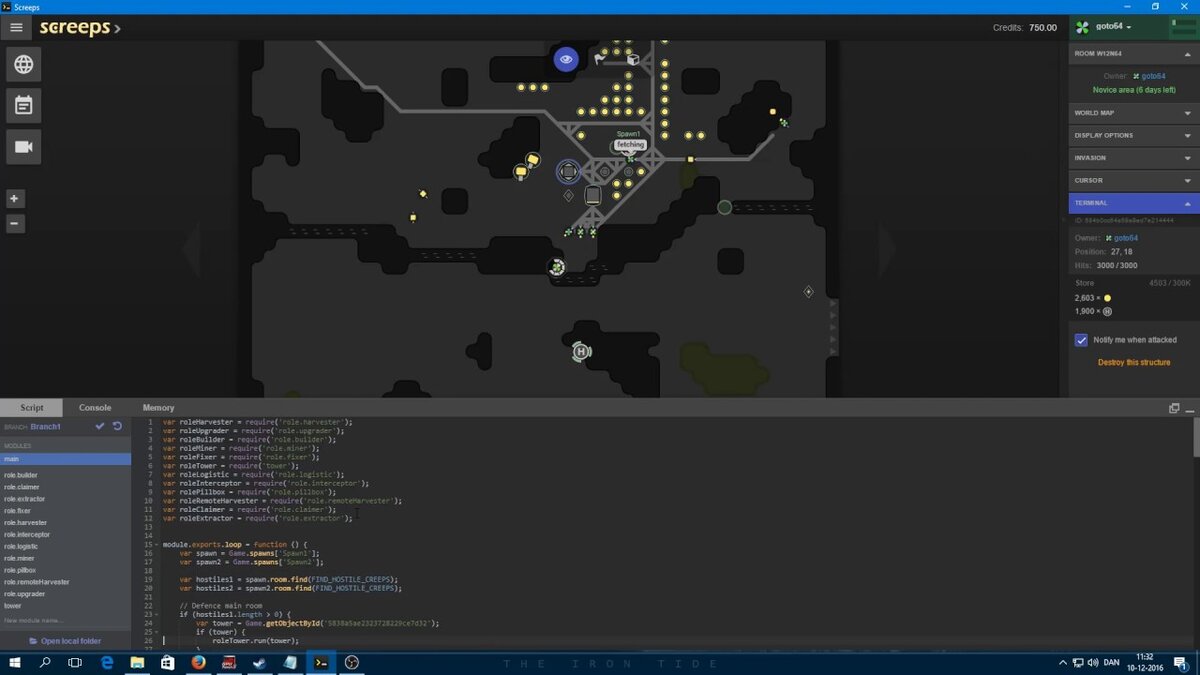 Игра Screeps — находка для изучения JavaScript или время, потраченное  впустую? | Типичный программист | Дзен