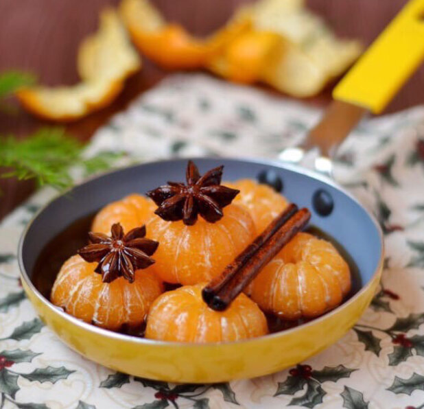 МАНДАРИНЫ В КАРАМЕЛИ "НОВОГОДНИЕ" 🍊 