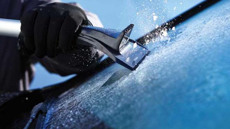 лед на лобовом стекле