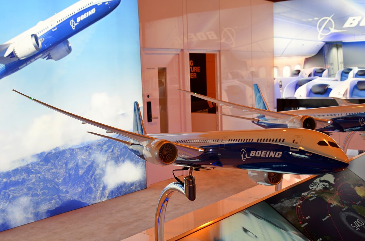 На авиасалоне МАКС-2019 Боинг демонстрировал только модели