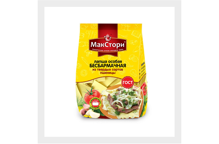 Патент на внешний вид упаковки для компании «Макстори»