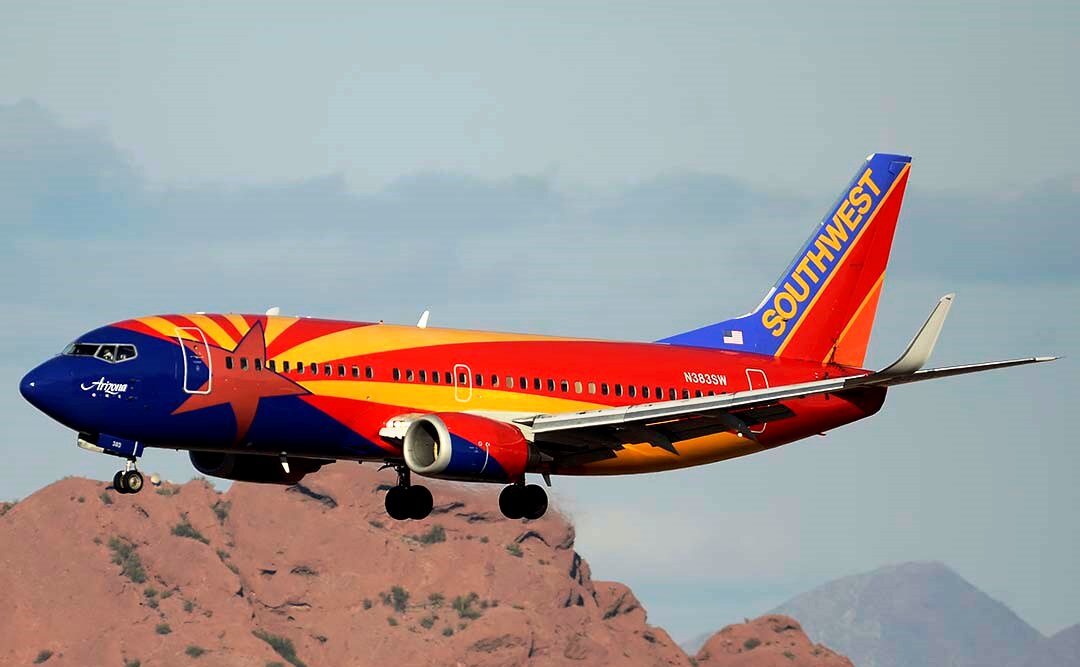 N 383. Самолёт Southwest. Southwest Старая ливрея. Boeing 737-800 Southwest foto.