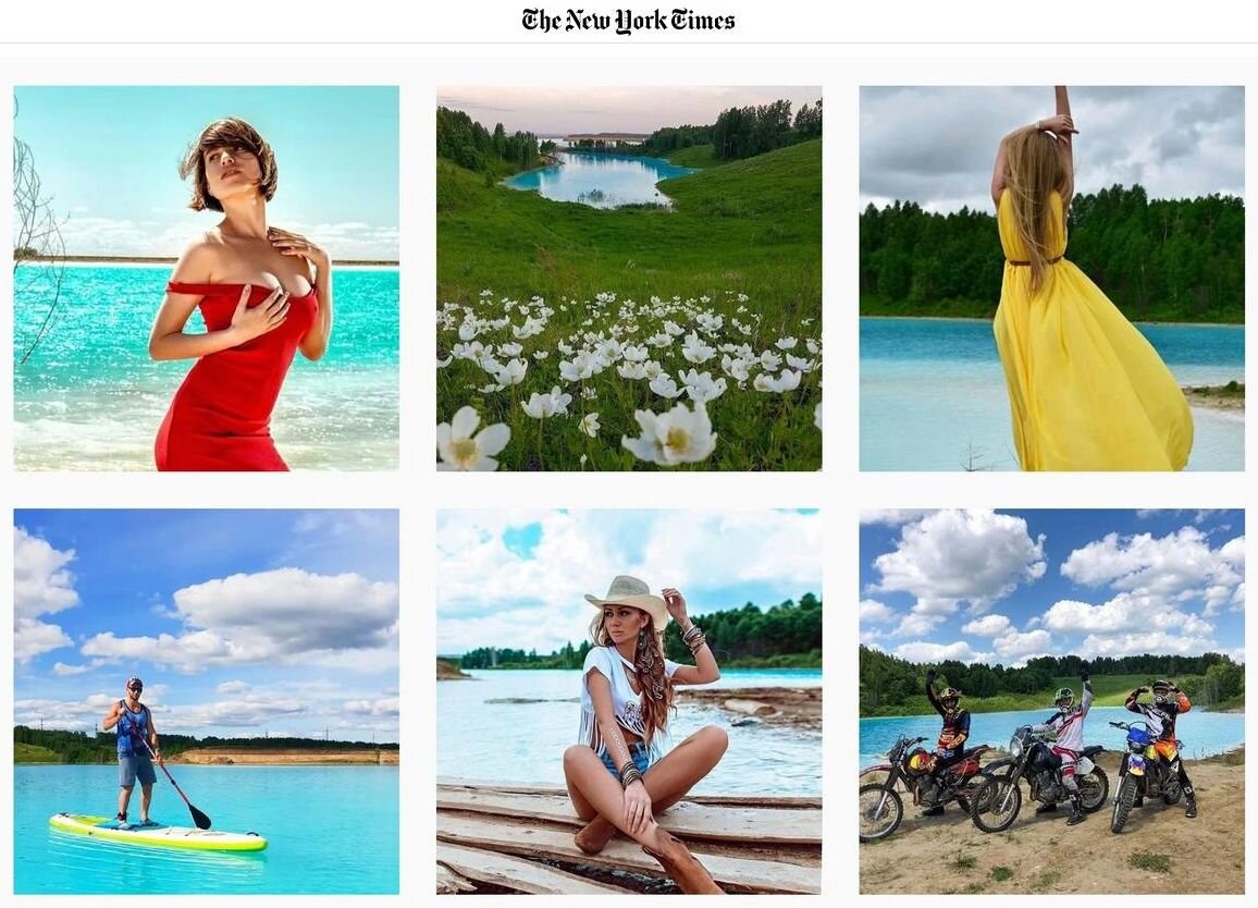 It Looks Like a Lake Made for Instagram (nytimes.com)