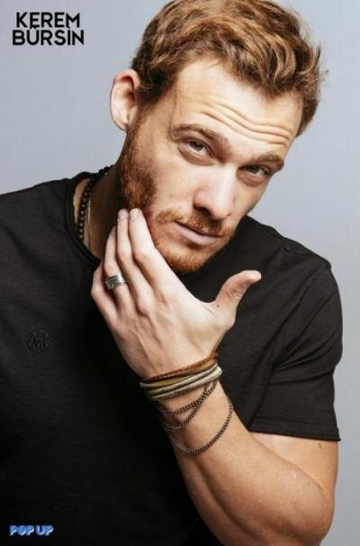 Керем на съемках для рекламы Avon