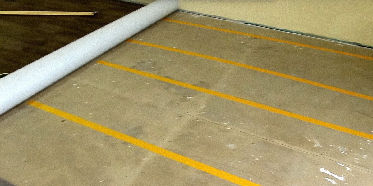 Укладка на двухсторонний скотч