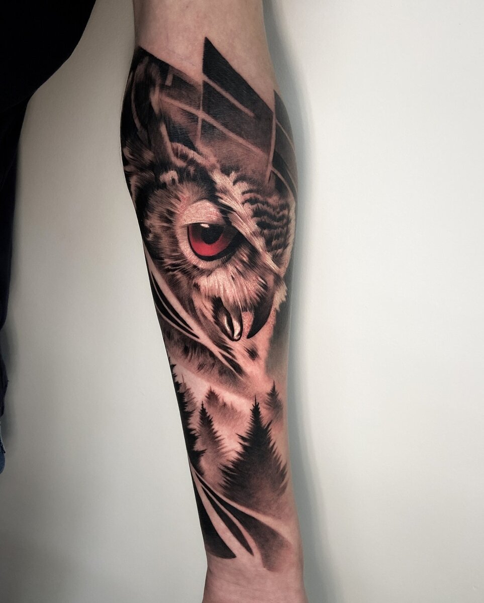 Татуировка совы