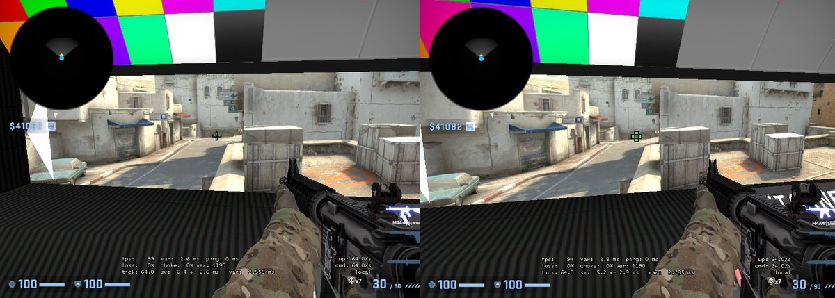 скрин сделан автором канала — прицелы с обводкой