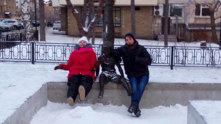 Марина с Владом.