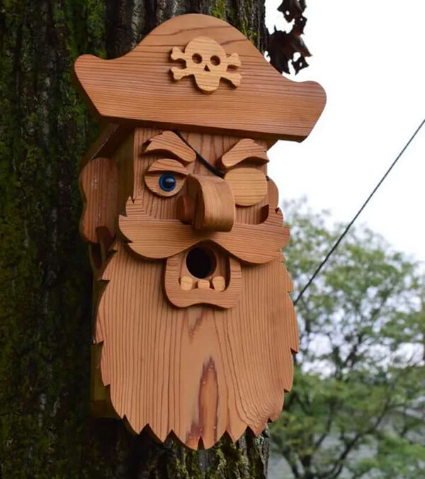 Оригинальная кормушка-пират