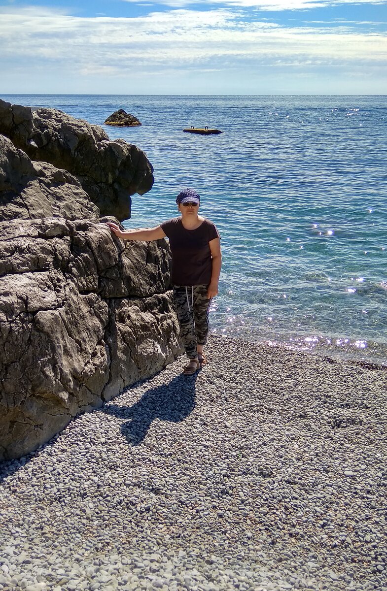 Пляж санатория "Морской прибой" - лучший в Кореизе (вход  100 руб., )